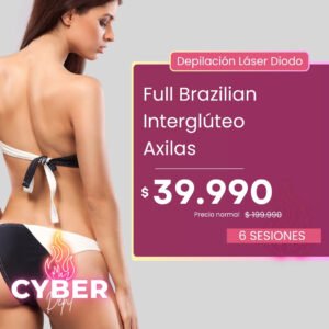 CYBER | Full Brazilian + Axilas + Interglúteo