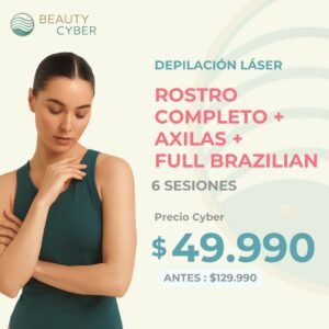 CYBER | Rostro Completo + Full Brazilian + Axilas