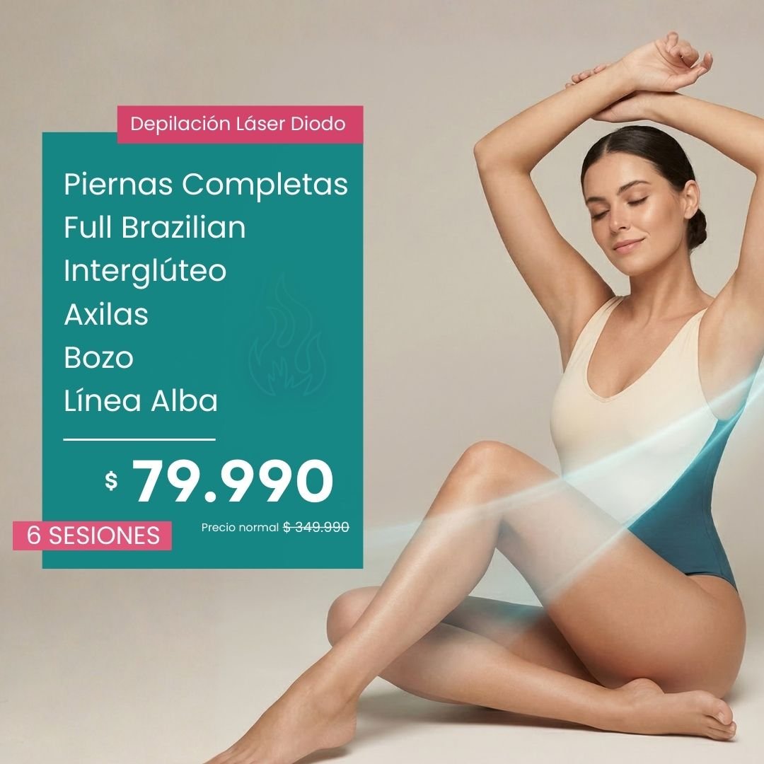 PACK FULL BODY PRO | DEPILACIÓN LÁSER (6 Sesiones)